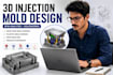 create 3d injection mold design with dfm analysis in solidworks