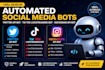 develop automated twitter api bot tik tok livestreaming bot instagram api bot