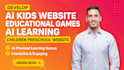 develop ai kids website educational games ai learning children preschool website