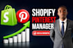 be your pinterest marketing manager and growth expert for shopify