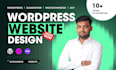 create wordpress website design using website builder
