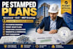 provide pe stamped architectural, structural and mep permit plans