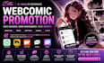 do webcomic promotion, webtoon tapas, wattpad, manga, comic promotion