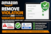 fix amazon listing violations and account health issues