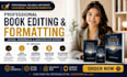 do book editing and formatting, book proofreading, amazon kdp formatting