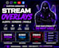 create whatnot custom animated obs stream overlays, alerts, starting soon screen