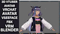 custom 3d vtuber avatar live2d model vroid avatar full body tracking rigging