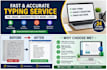 fast and accurate typing service