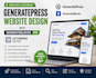 design fast and responsive generatepress modern website with generateblocks pro