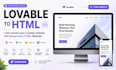 convert lovable website to responsive HTML CSS javascript website