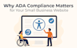 fix ada and wcag compliance issues on the website