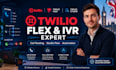 setup twilio flex, IVR, call routing and studio flow automation