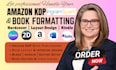 do book formatting for amazon kdp paperback formatting and book design