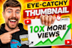 create high CTR youtube thumbnails