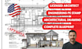 licensed architecture structural engineer stamp city permits with pe stamp