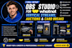 setup obs studio for whatnot vertical streams, auctions and card breaks