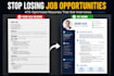 write ats optimized professional resumes and cvs