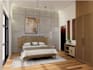 do bedroom interior design in 3d model