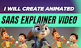 create explainer video, saas video, 2d 3d animation and logo animation