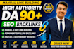do manual link building with high da dofollow SEO backlinks