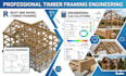 design timber framing, post and beam, wood frame, and heavy timber structures