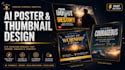 create eye catching ai posters and youtube thumbnails