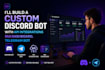 build a custom discord bot with API integrations gui dasboard, telegram bot