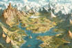 draw a custom map for fantasy,  book or
