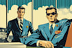 comic book illustration with comic book