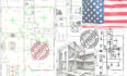 do architectural engineering drawing 2d floor plan mep site plan USA city permit