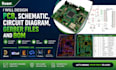 design pcb, schematic, circuit diagram, gerber files and bom