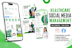 design professional medical and healthcare social media posts and ads