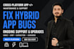 fix hybrid app bugs