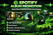 do spotify music promotion album promotion