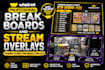 create professional whatnot break boards and stream overlays