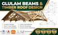 engineer glulam beams and timber roof structures with analysis