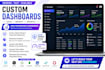 build a react analytical dashboard with interactive charts