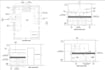 do kitchen detail drawing, plan ceiling, cabinet, sink and window layout design