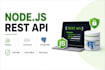 develop secure nodejs rest API with express and postgresql