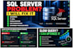 fix and optimize your sql server queries
