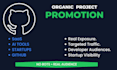 promote your saas startup ai tool or github project organically