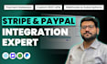 integrate stripe paypal payment gateway and rest apis