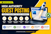 publish guest posts on websites