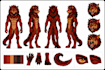 design vector furry reference sheet