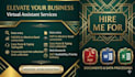 be your virtual assistant for data entry, data correction, copy past and typing