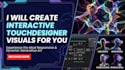 do interactive touchdesigner art, touch designer animation, touchdesigner visual