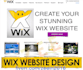create professional wix website design