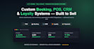develop a full stack booking, pos, CRM or loyalty system with nodejs and react