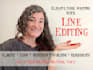 do a line edit on your manuscript