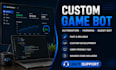 fix, develop game bot, automation bot, ai game bot, quest bot, antiafk bots